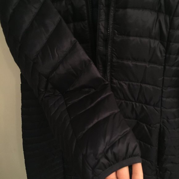 Eddie Bauer Hooded Down Parka Navy Small - Picture 4 of 6